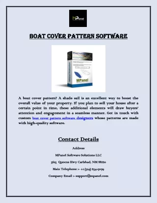 boat cover pattern software boat cover pattern