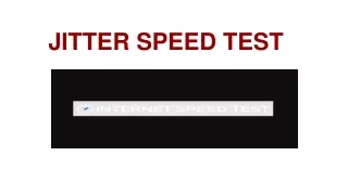 jitter speed test