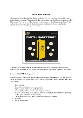 What is Digital Marketing .
