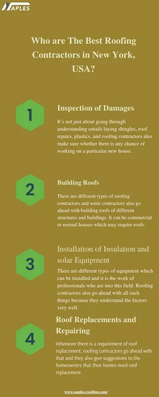 Who are the best roofing contractors in New York, USA