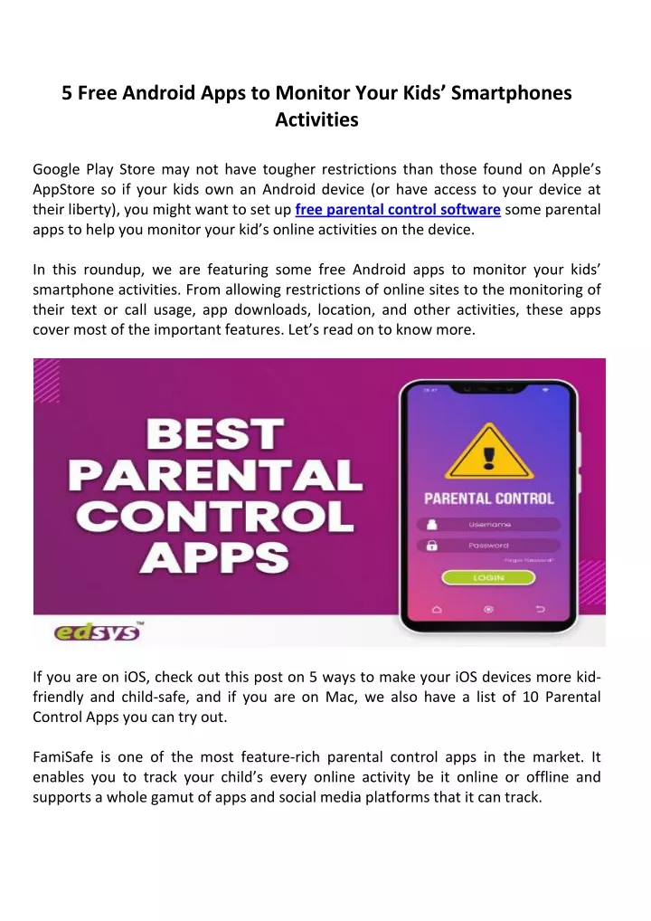 5 free android apps to monitor your kids