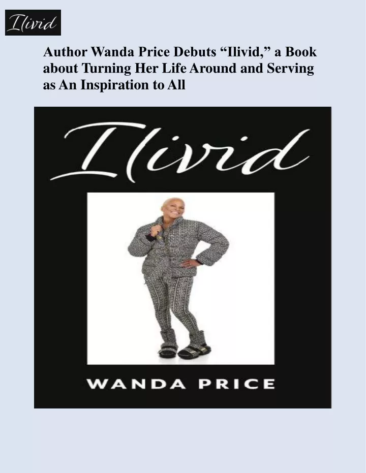 author wanda price debuts ilivid a book about