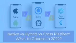 native vs hybrid vs cross platform