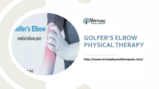 GOLFER’S ELBOW PHYSICAL THERAPY