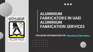 Aluminium Fabricators