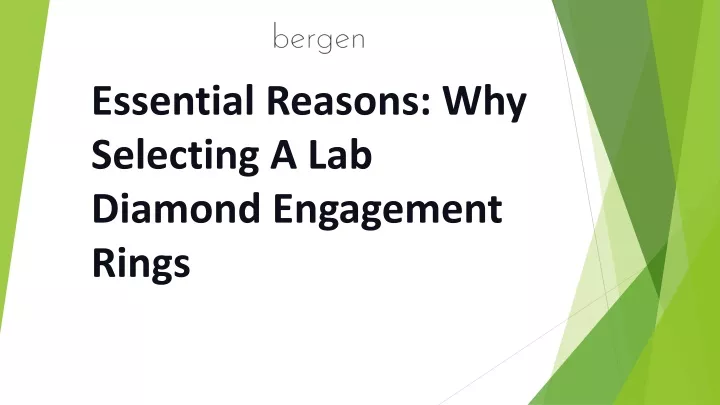 essential reasons why selecting a lab diamond engagement rings