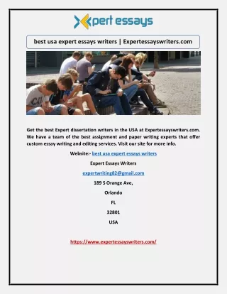 best usa expert essays writers | Expertessayswriters.com