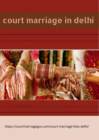 court marriage in delhi