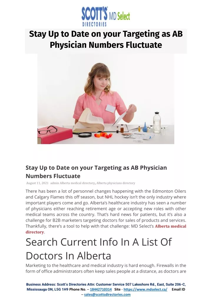 stay up to date on your targeting as ab physician