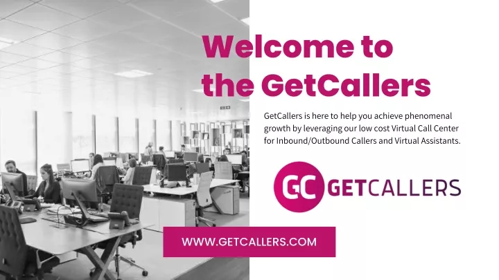 welcome to the getcallers getcallers is here