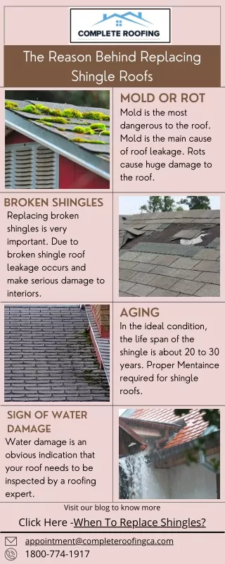 The Reason Behind Replacing Shingle Roofs