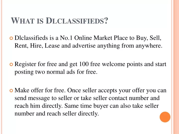 what is dlclassifieds