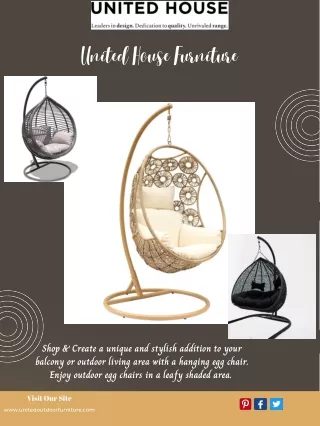 Best Outdoor Egg Chairs Australia - United House Furniture