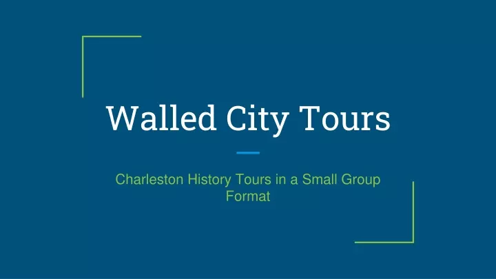 walled city tours