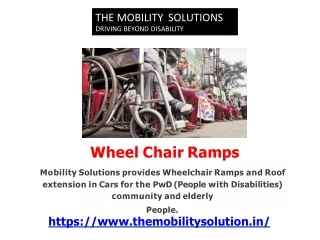the mobility solutions driving beyond disability
