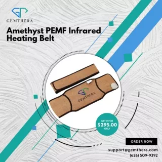 Amethyst PEMF Infrared Heating Belt