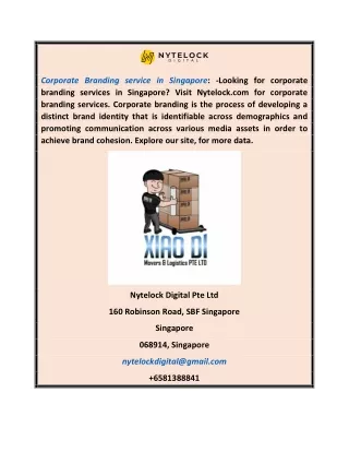 corporate branding service in singapore looking