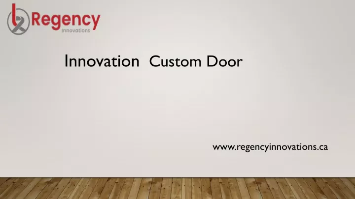 innovation custom door