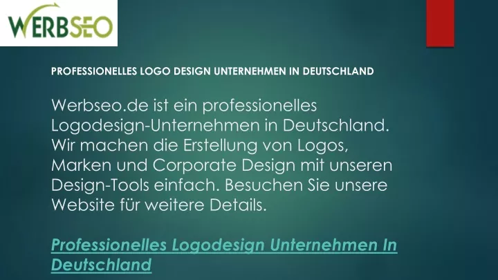 professionelles logo design unternehmen in deutschland