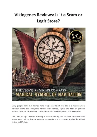 Vikingenes Reviews: Is it a Scam or Legit Store?