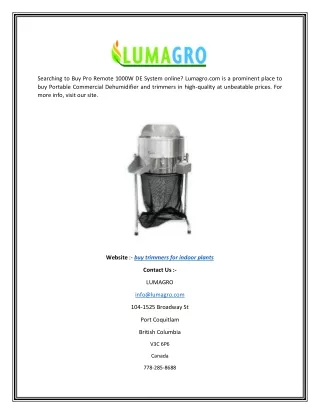 Buy Trimmers for Indoor Plants | Lumagro.com
