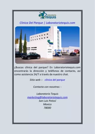 Clinica Del Parque Laboratoriotequis.com