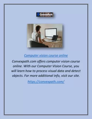 computer vision course online
