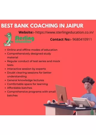 Bank Coaching in Jaipur Sterling Education