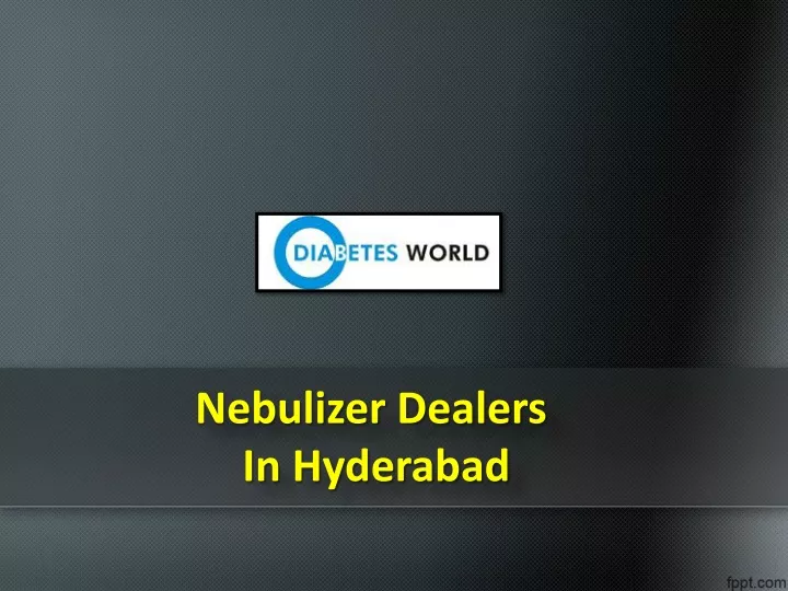 nebulizer dealers in hyderabad
