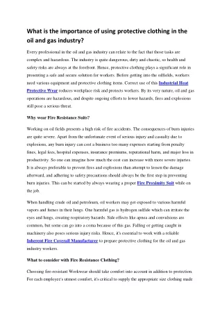 Blog-4 What is the importance of using protective clothing in the oil and gas industry (1) (1)