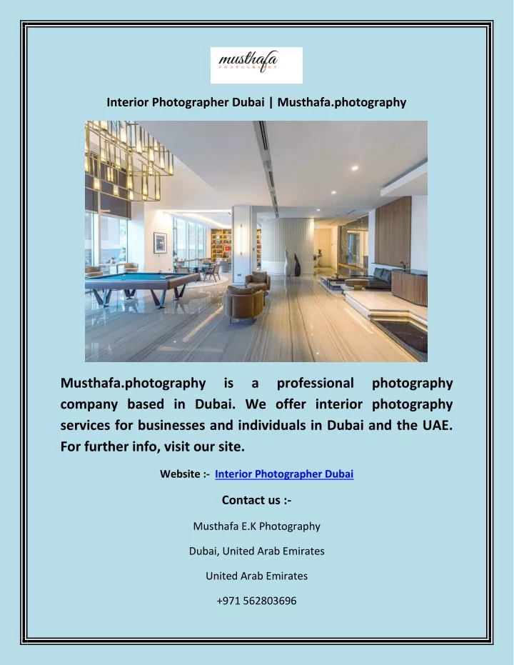 interior photographer dubai musthafa photography