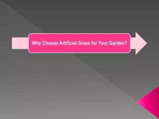 Why Choose Artificial Grass for Your Garden?