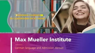 Online German language Institute in Delhi | Max Mueller Institute