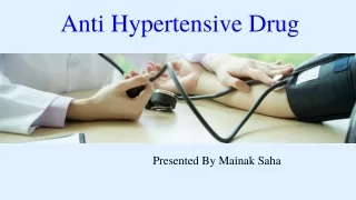 Antihypertensive drugs