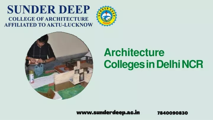 architecture colleges in delhi ncr