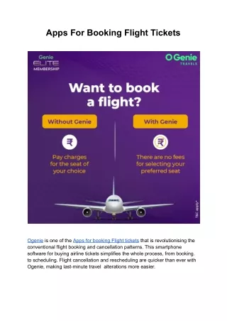 apps for booking flight tickets