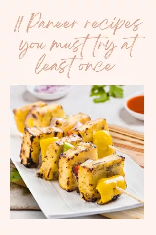 11 paneer recipes you must try at least once