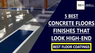 5 Best Concrete Floors Finishes That Look High-End