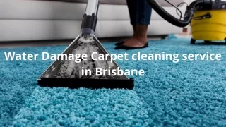 Water Damage Carpet cleaning service in Brisbane