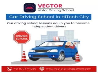 Car Driving school in HiTech City Hyderabad