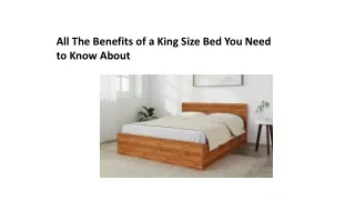 All The Benefits of a King Size Bed You Need to Know About