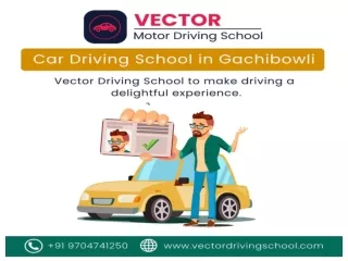 Car Driving school in Gachibowli Hyderabad