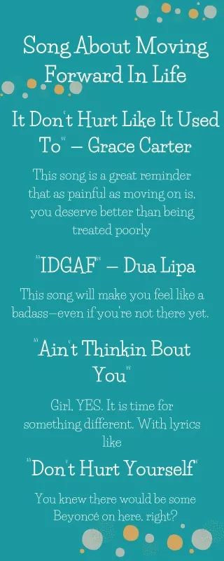 song about moving forward in life