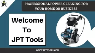 High-Tech Portable Pressure Washer - JPT Tools