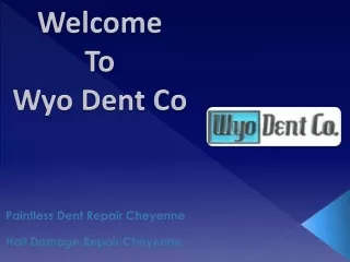 Paintless Dent Repair Laramie Wyoming - Wyo Dent Co
