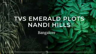 tvs emerald plots nandi hills bangalore