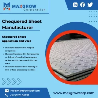 Chequered Sheet Manufacturer | Chequered Plate Manufacturer | Antiskid sheet Man