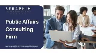 public affairs consulting firm
