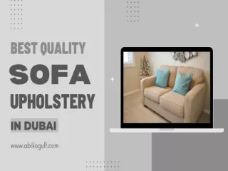 Best Quality Sofa Upholstery in Dubai.