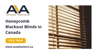 Honeycomb Blackout Blinds in Canada - Ava Window Fashion
